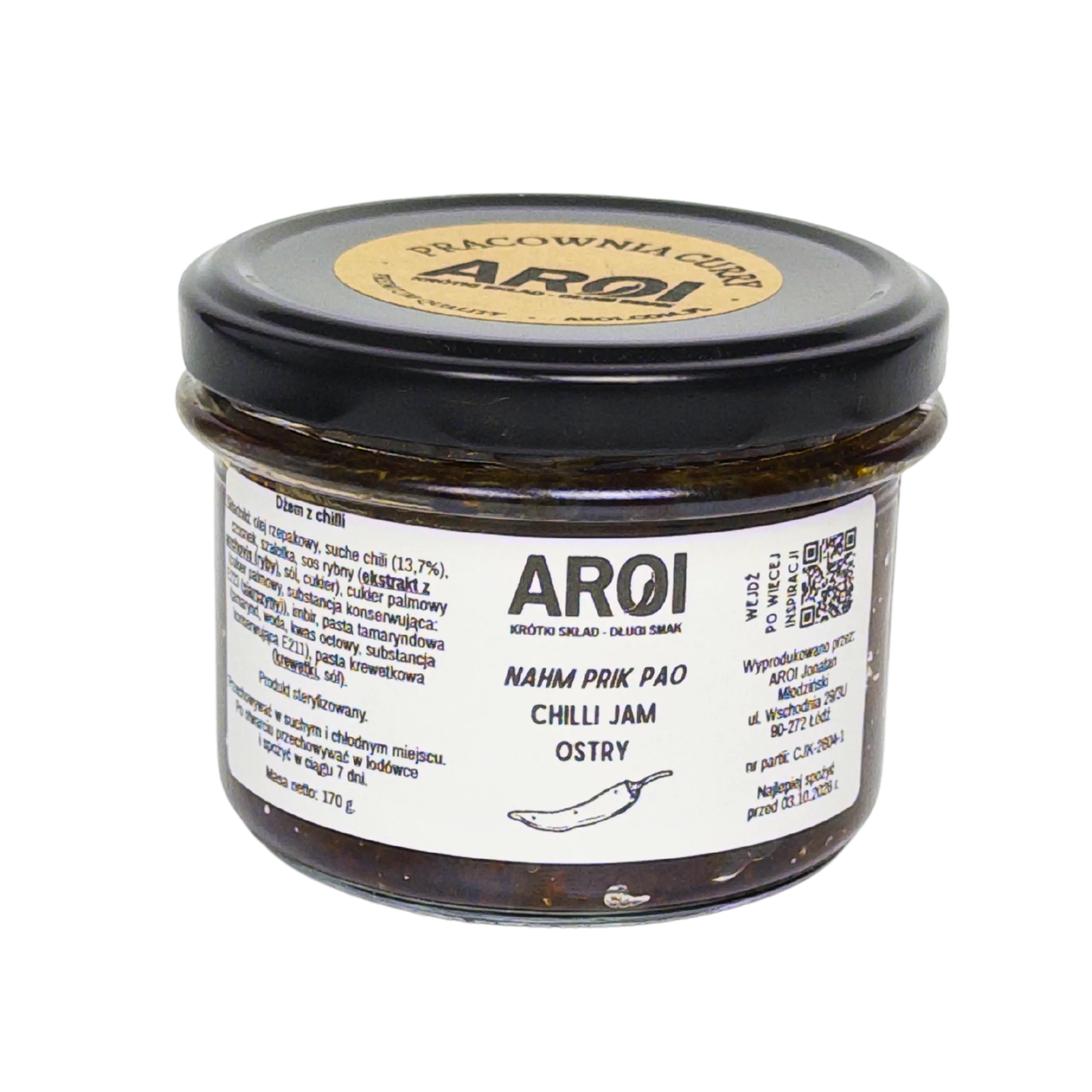 chilli jam klasyczny aroi 170 g. chilli jam klasyczny aroi 170 g.