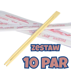 pałeczki bambusowe 23 cm w białej kopercie – nf – 100 par