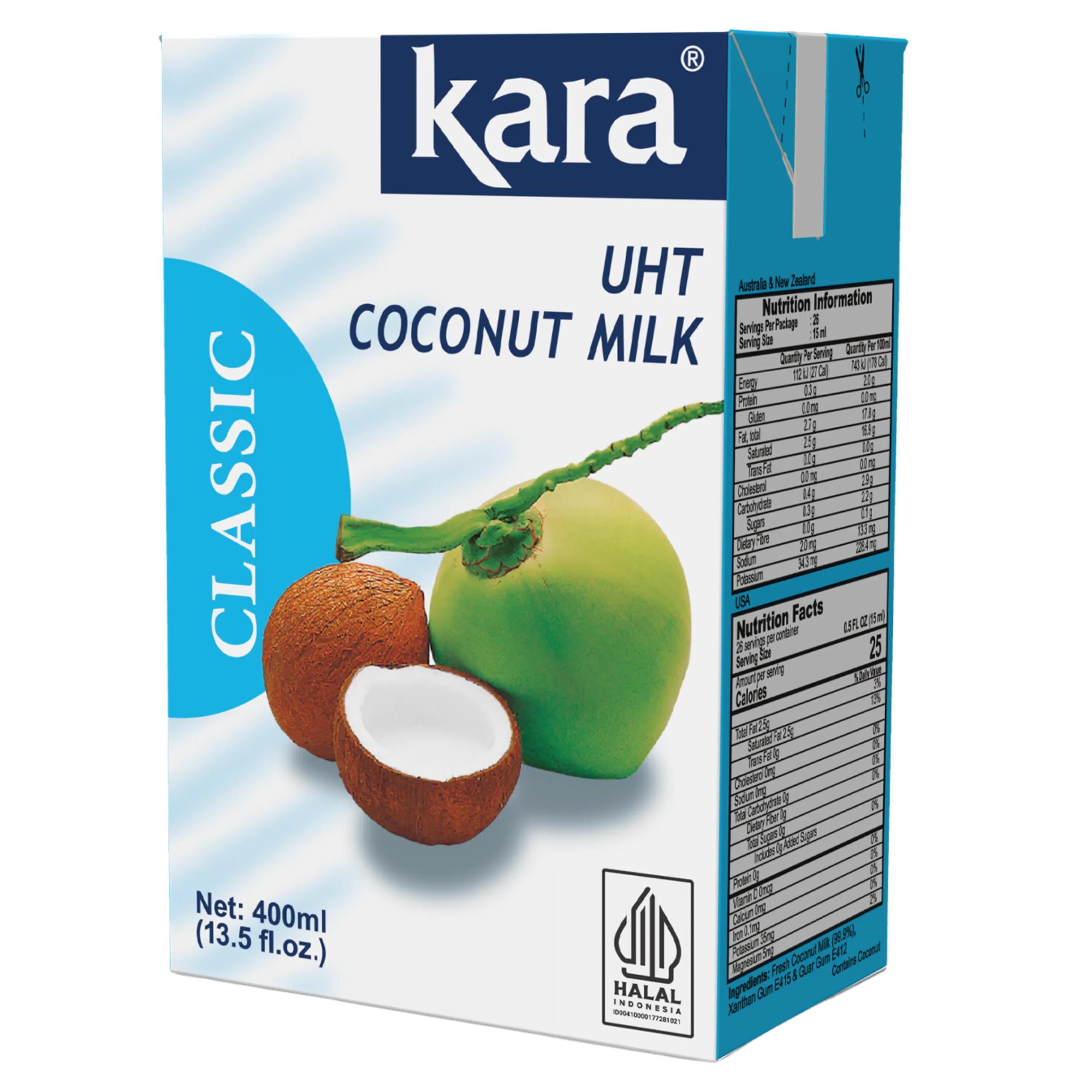 mleko kokosowe uht 17% – kara – 1 l mleko kokosowe uht 17% – kara – 1 l