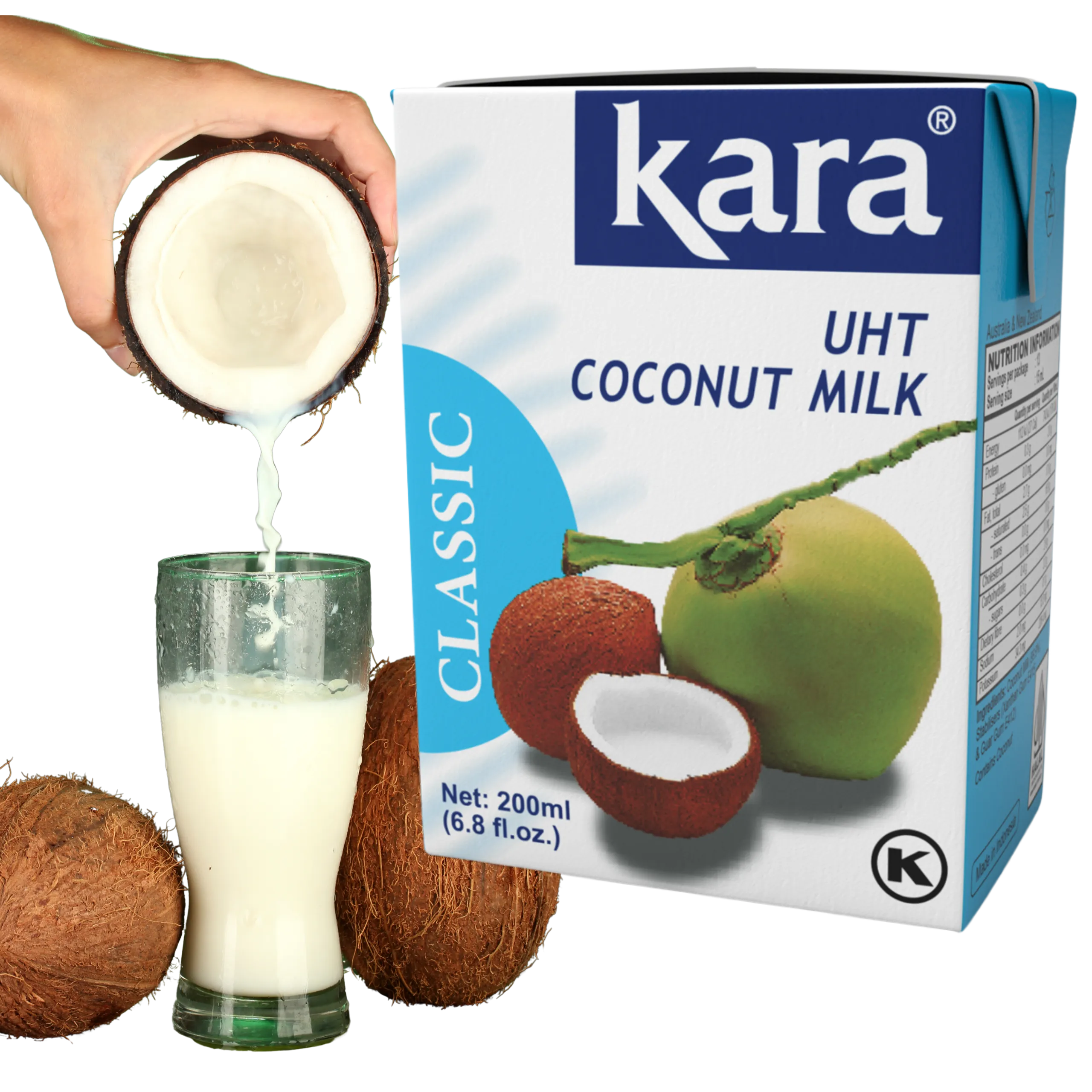 mleko kokosowe uht 17% – kara – 1 l mleko kokosowe uht 17% – kara – 1 l