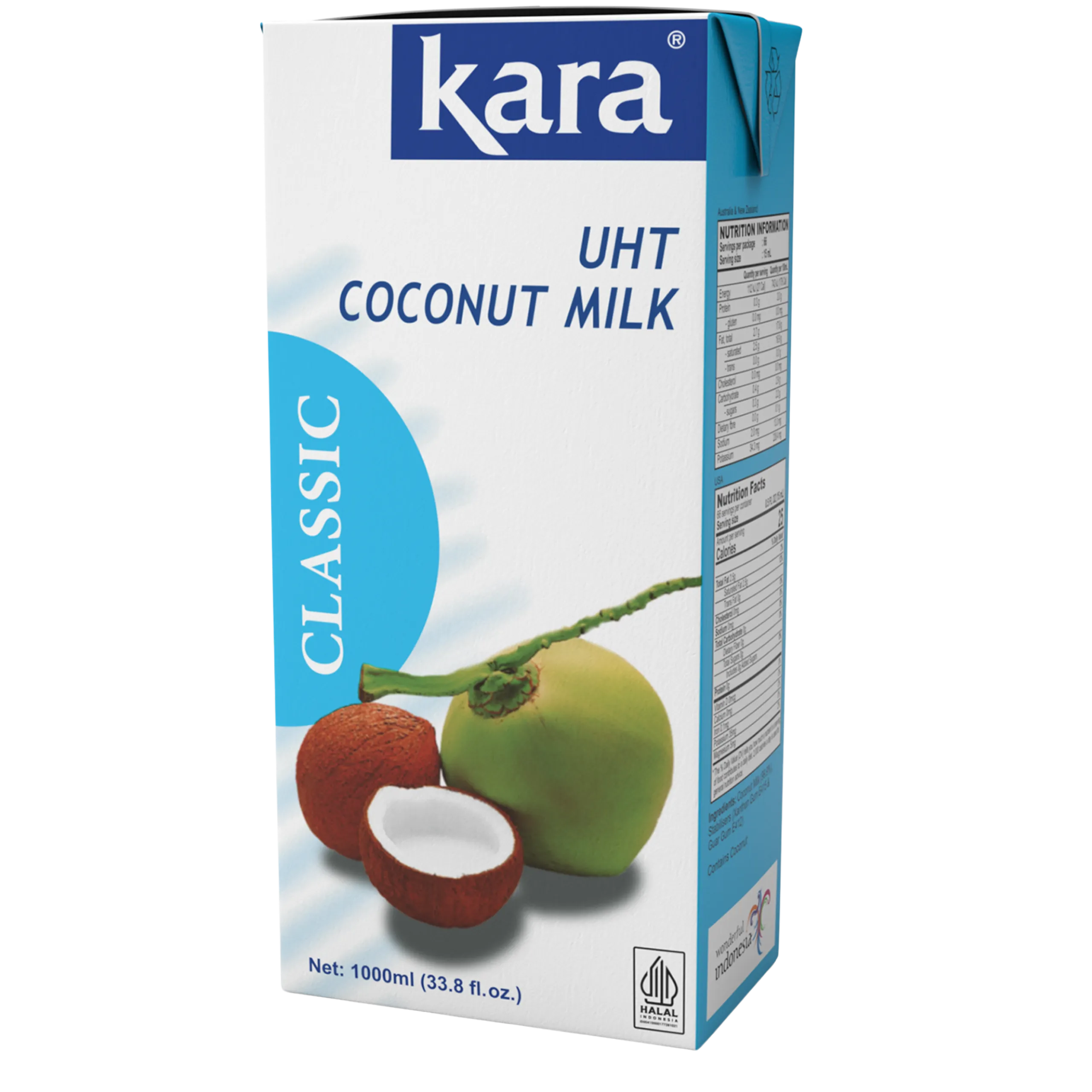 mleko kokosowe uht 17% – kara – 1 l mleko kokosowe uht 17% – kara – 1 l