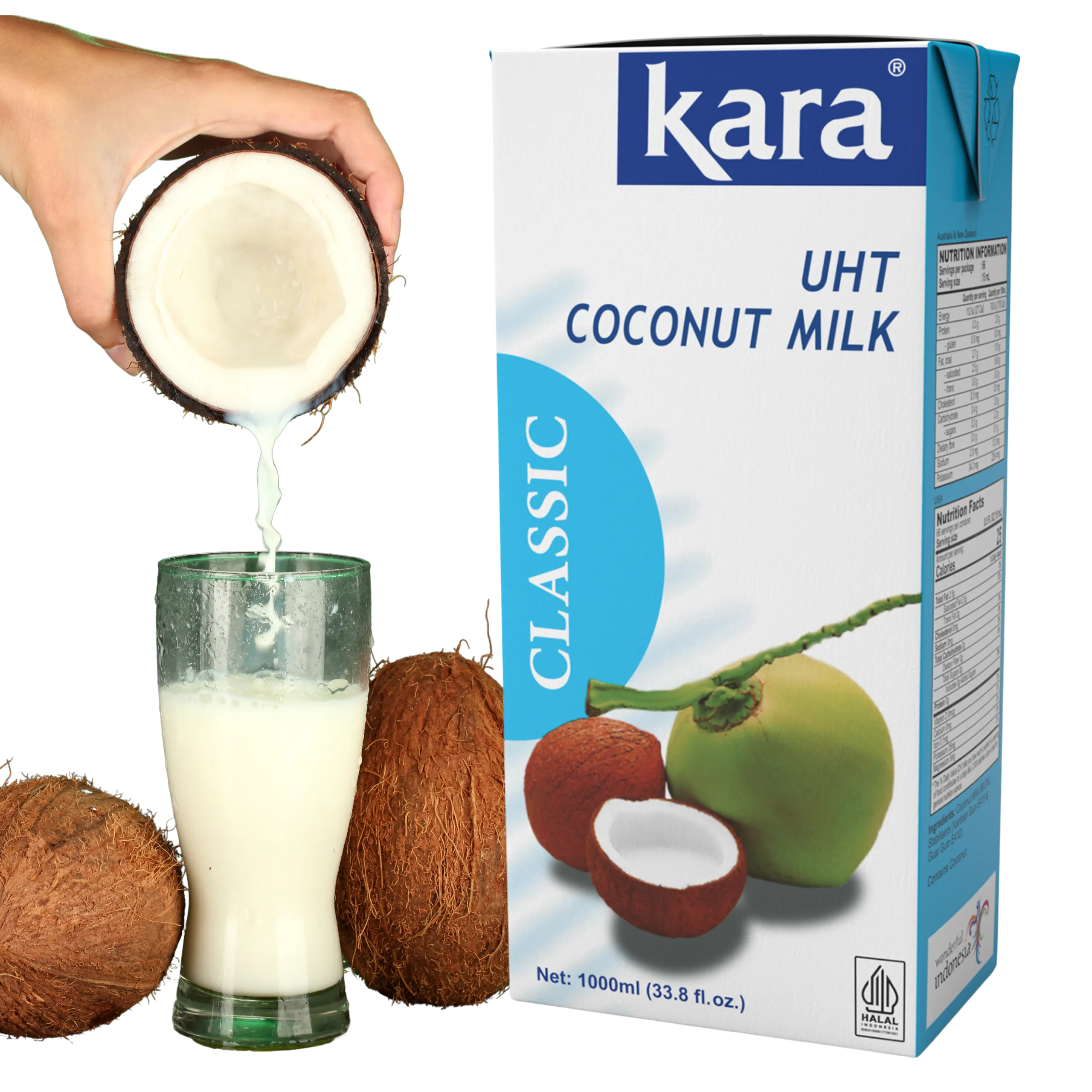 mleko kokosowe uht 17% – kara – 1 l mleko kokosowe uht 17% – kara – 1 l