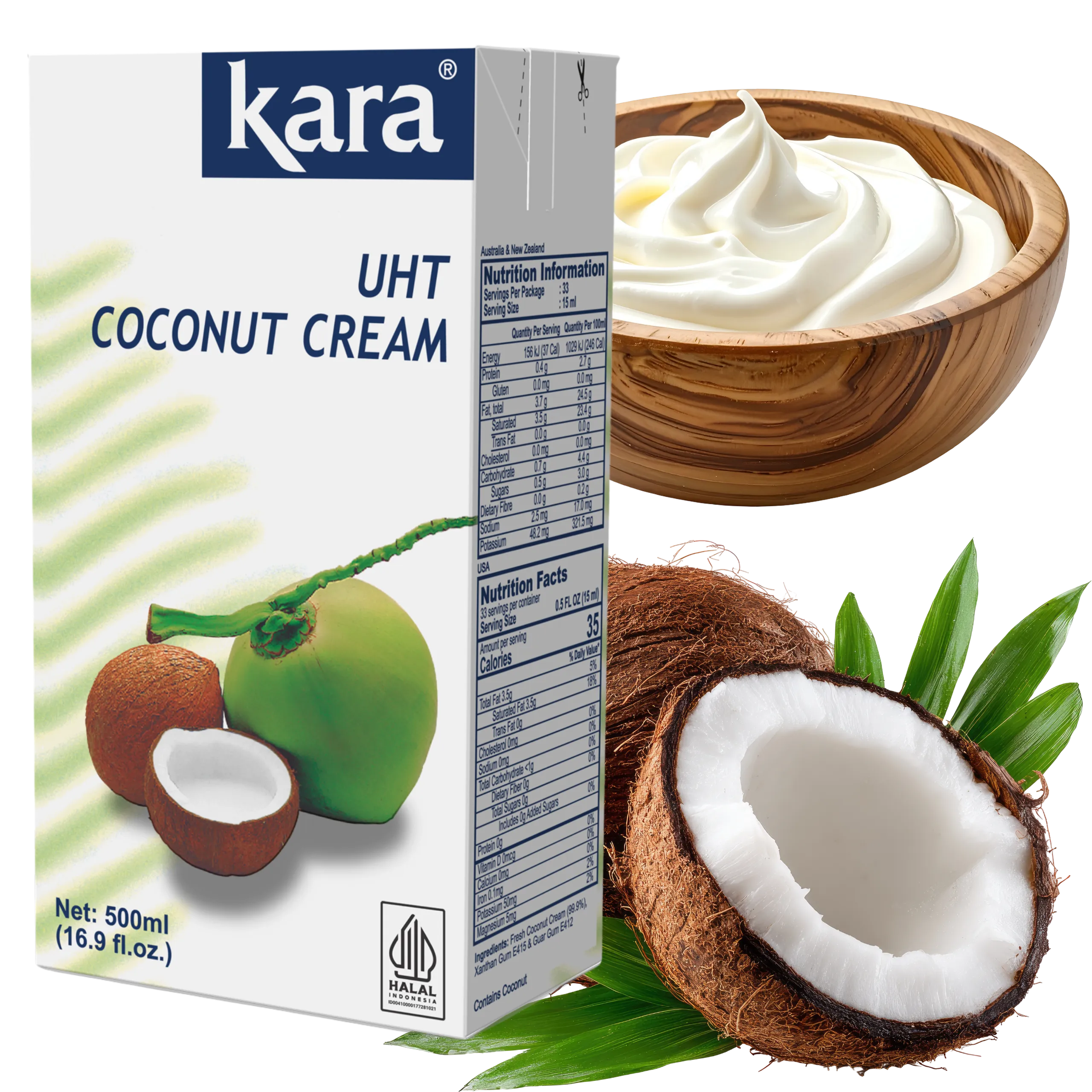 mleko kokosowe uht 17% – kara – 1 l mleko kokosowe uht 17% – kara – 1 l