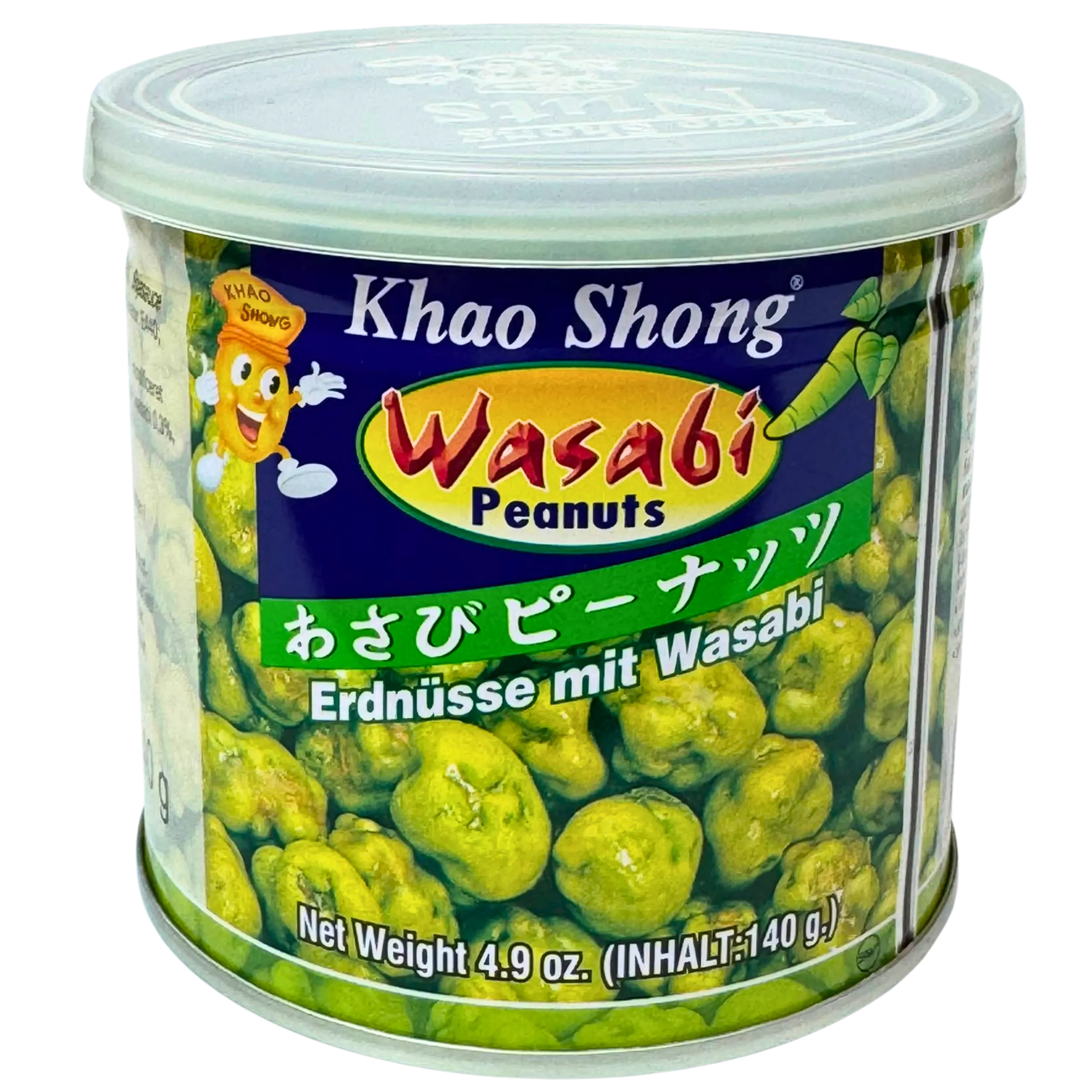 orzeszki ziemne z wasabi khao shong 140 g orzeszki ziemne z wasabi khao shong 140 g
