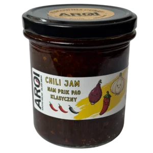 chili jam klasyczny aroi – nahm prik pao – aroi – 350 g
